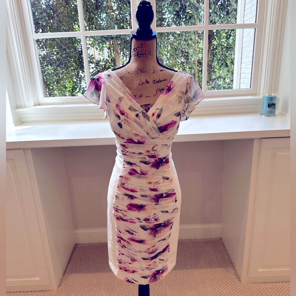 Floral mini sheath dress by WHBM